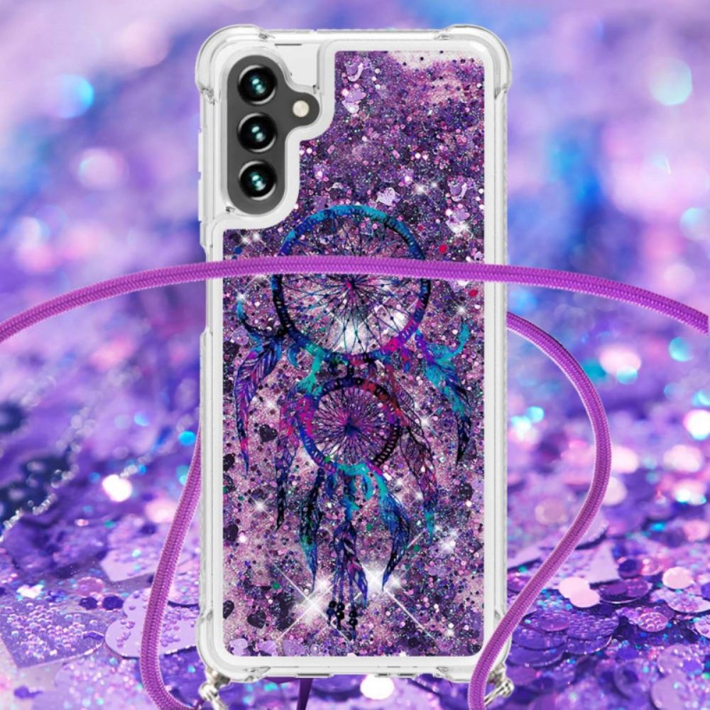Kryty Na Mobil Na Samsung Galaxy A13 5G Na Lana Třpytivý Lapač Snů