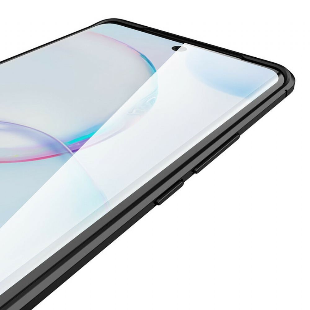 Kryt Na Huawei Nova 9 / Honor 50 Dvojitá Linie Litchi Kožený Efekt