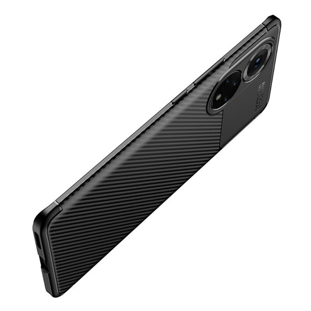 Kryty Na Mobil Na Huawei Nova 9 / Honor 50 Flexibilní Textura Uhlíkových Vláken