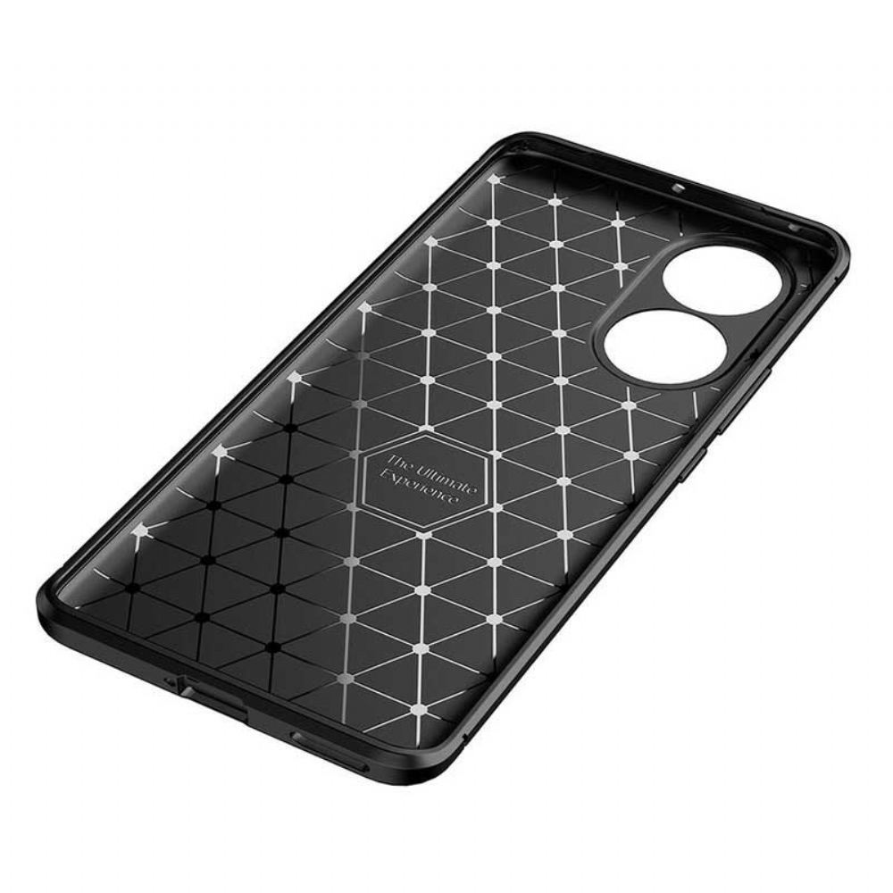 Kryty Na Mobil Na Huawei Nova 9 / Honor 50 Flexibilní Textura Uhlíkových Vláken