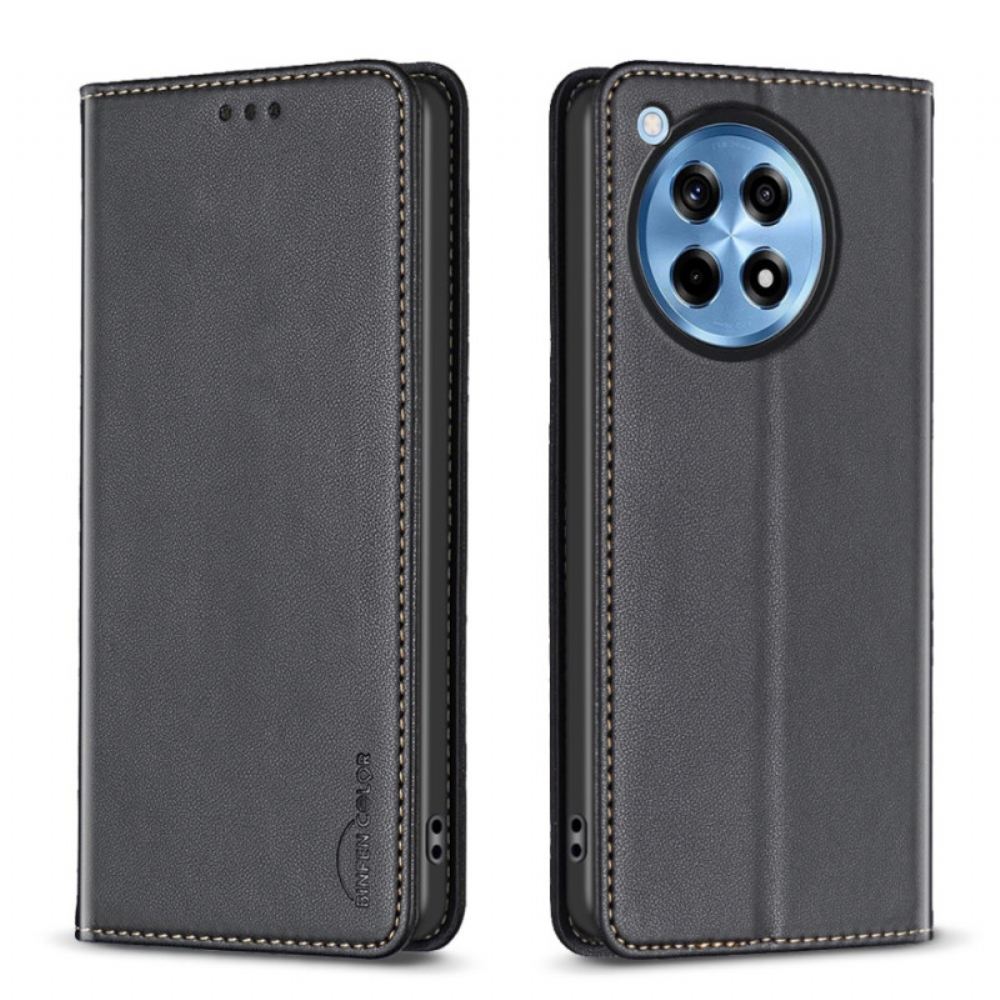 Kožené Pouzdro Folio Oneplus 12r Barva Binfen