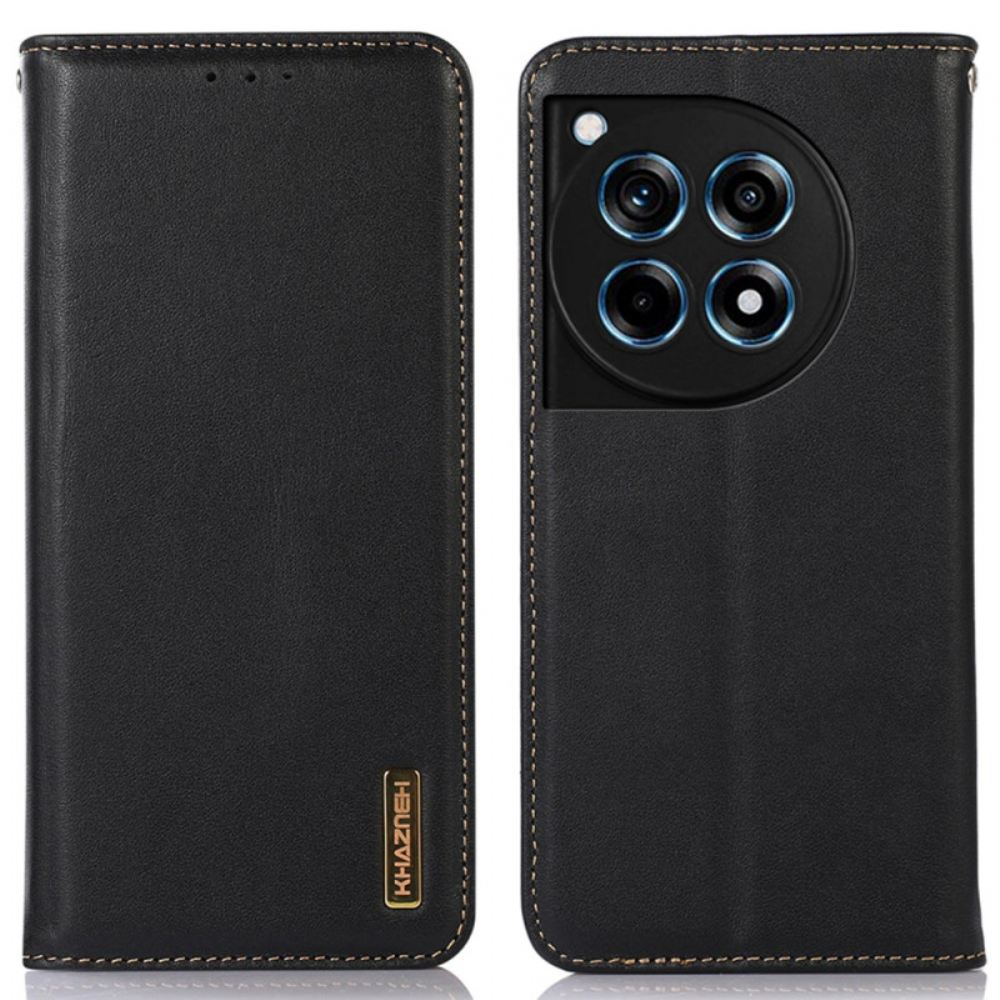 Kožené Pouzdro Folio Oneplus 12r Khazneh Kůže