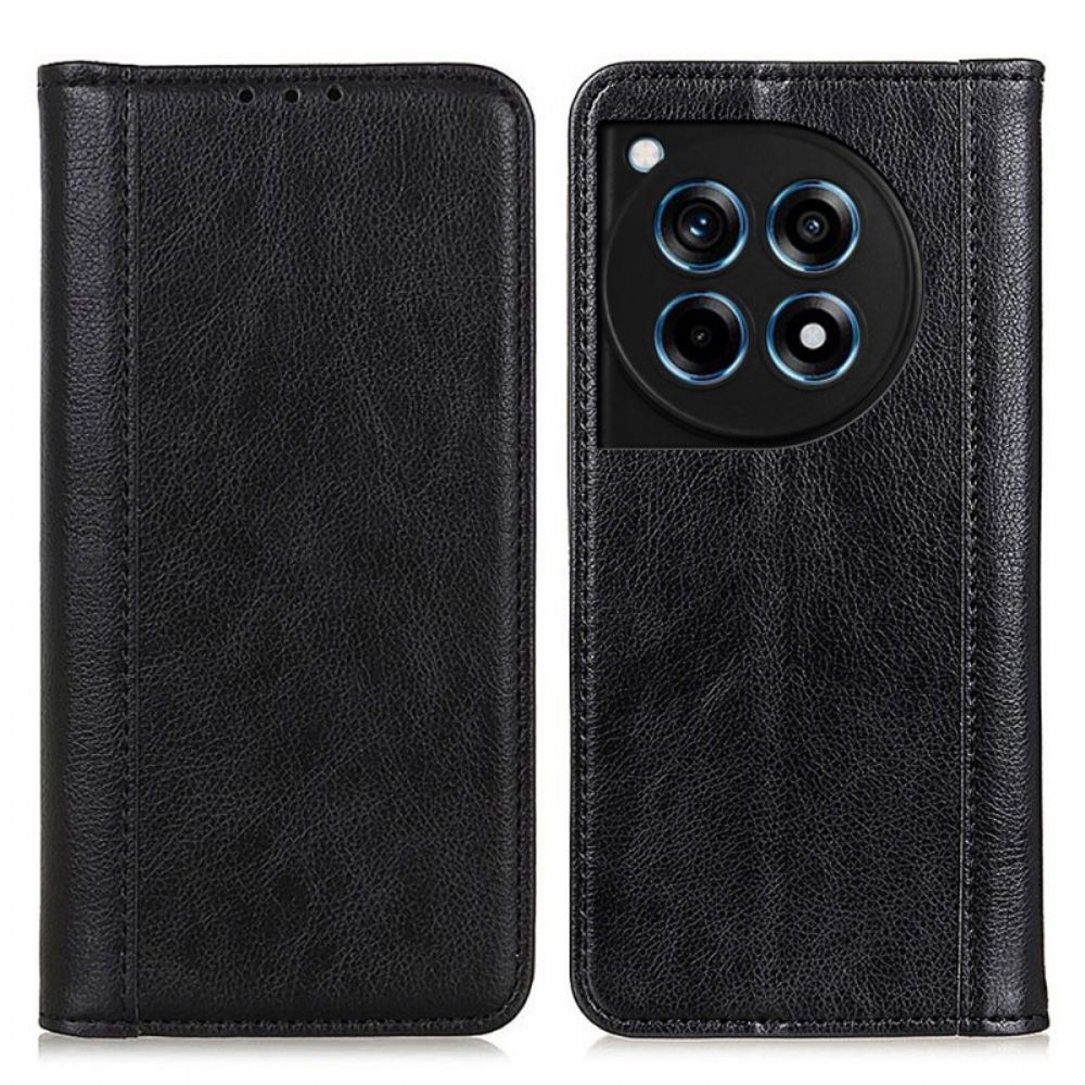 Kožené Pouzdro Folio Oneplus 12r Textura Litchi