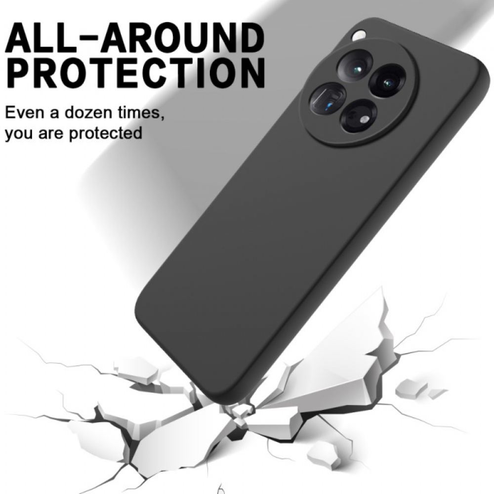 Kryt Oneplus 12r Řemínek Z Tekutého Silikonu