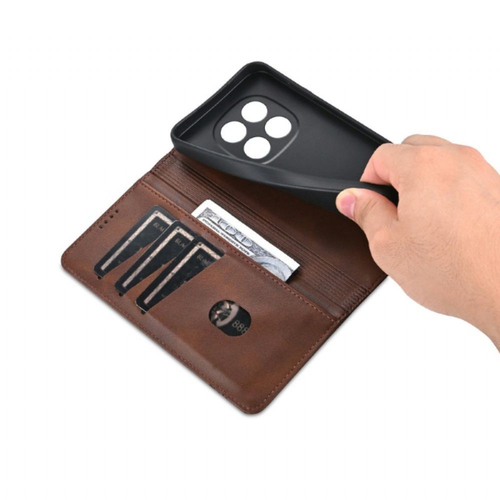 Kožené Pouzdro Folio Xiaomi Redmi Note 15 Pro 5g Azns