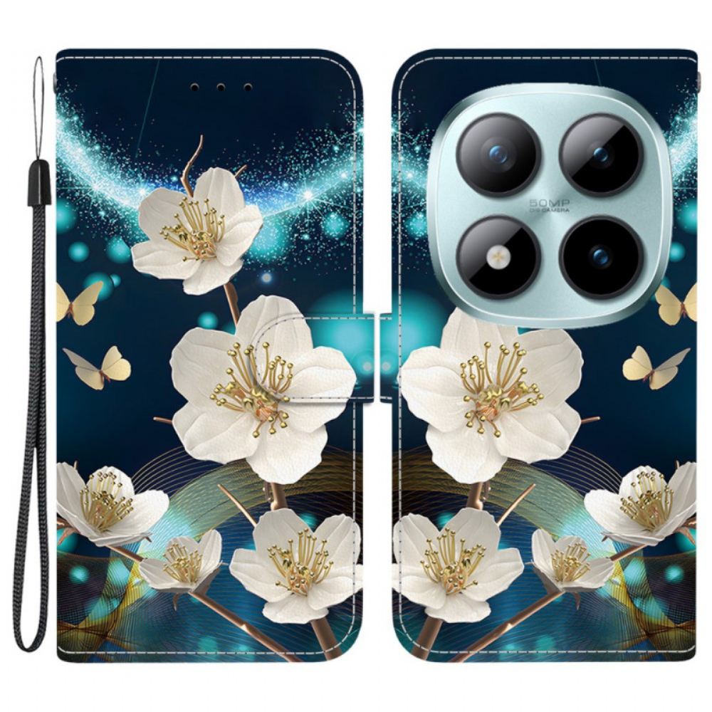 Kožený Kryt Na Xiaomi Redmi Note 15 Pro 5g Magnólie