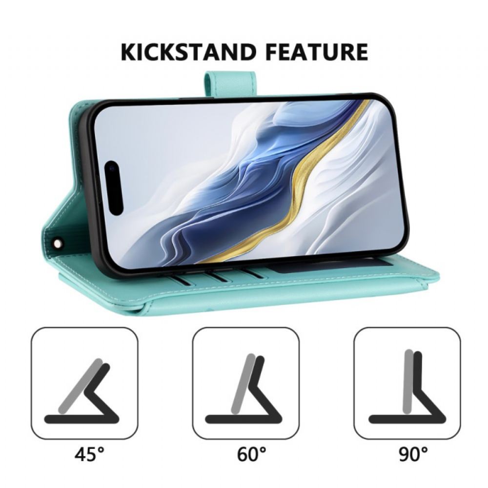 Kožený Kryt Na Xiaomi Redmi Note 15 Pro 5g Peněženka S 6 Přihrádkami Na Karty