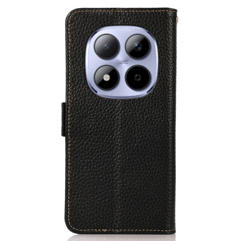 Kožený Kryt Na Xiaomi Redmi Note 15 Pro 5g Pravá Kůže Khazneh