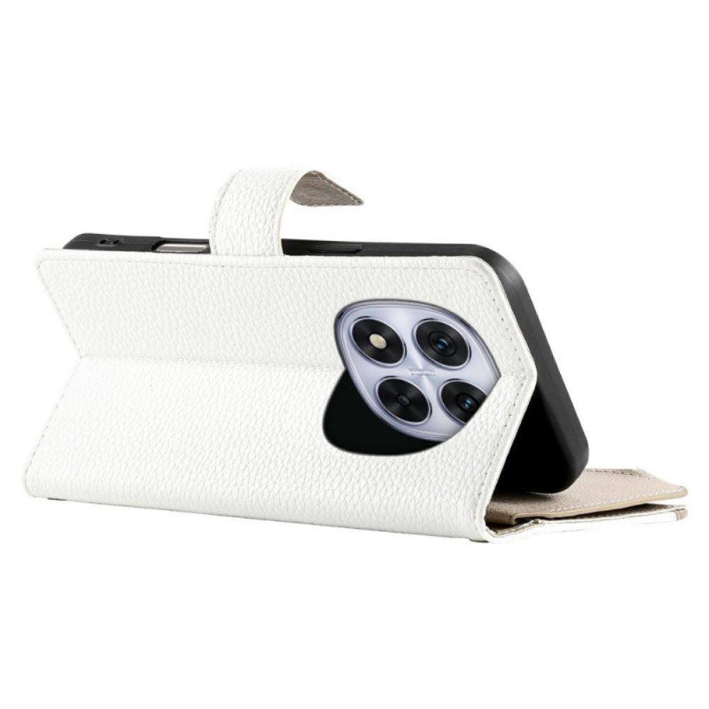 Kožený Kryt Xiaomi Redmi Note 15 Pro 5g Dvoubarevný Popruh A Ramenní Popruh