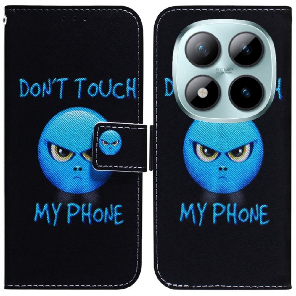 Kožený Kryt Xiaomi Redmi Note 15 Pro 5g Emoji Telefon