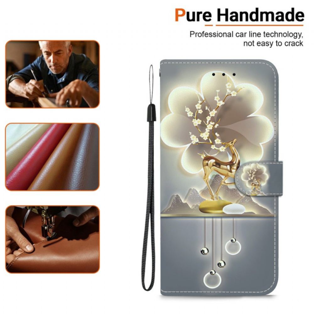 Kožený Kryt Xiaomi Redmi Note 15 Pro 5g Jelen Sika