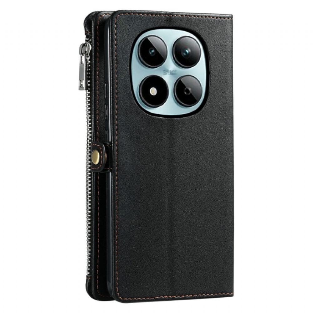 Kožený Kryt Xiaomi Redmi Note 15 Pro 5g Peněženka