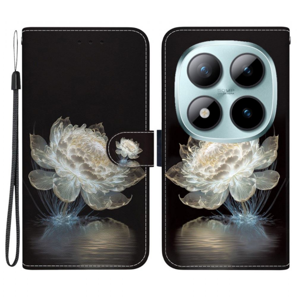 Kožený Kryt Xiaomi Redmi Note 15 Pro 5g Pivoňka Crista