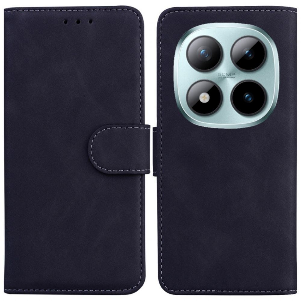 Kožený Kryt Xiaomi Redmi Note 15 Pro 5g Semišový Efekt