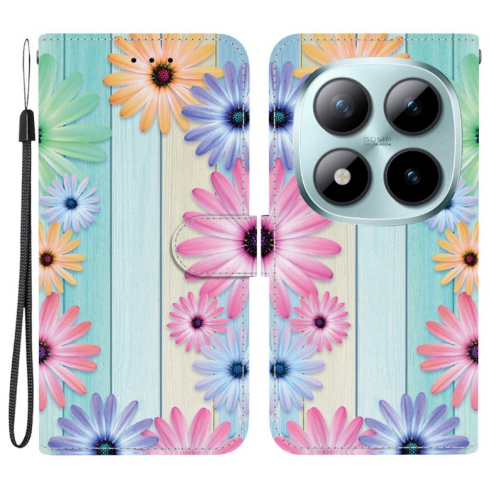 Kožený Kryt Xiaomi Redmi Note 15 Pro 5g Slunečnice