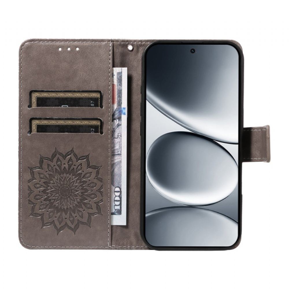 Kožený Kryt Xiaomi Redmi Note 15 Pro 5g Vzor Slunečnice