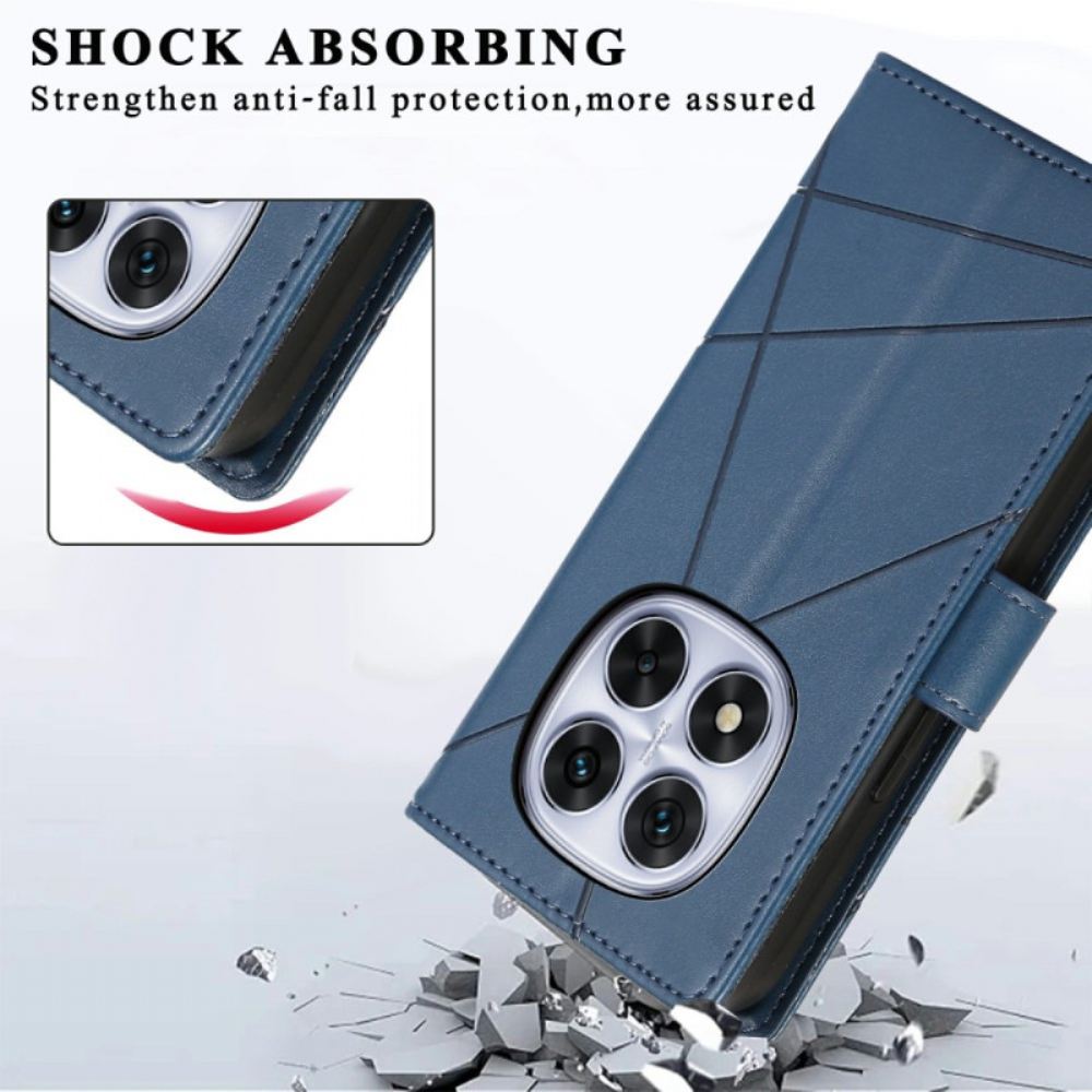 Kožený Kryt Xiaomi Redmi Note 15 Pro 5g Čáry