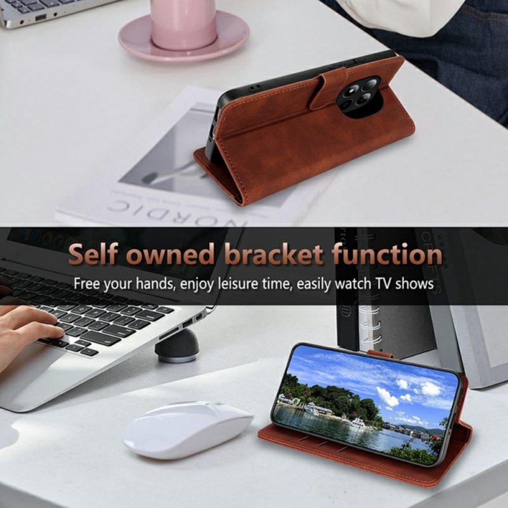 Peněženková Pouzdra Xiaomi Redmi Note 15 Pro 5g Kryty Na Mobil Azns Semišový Efekt