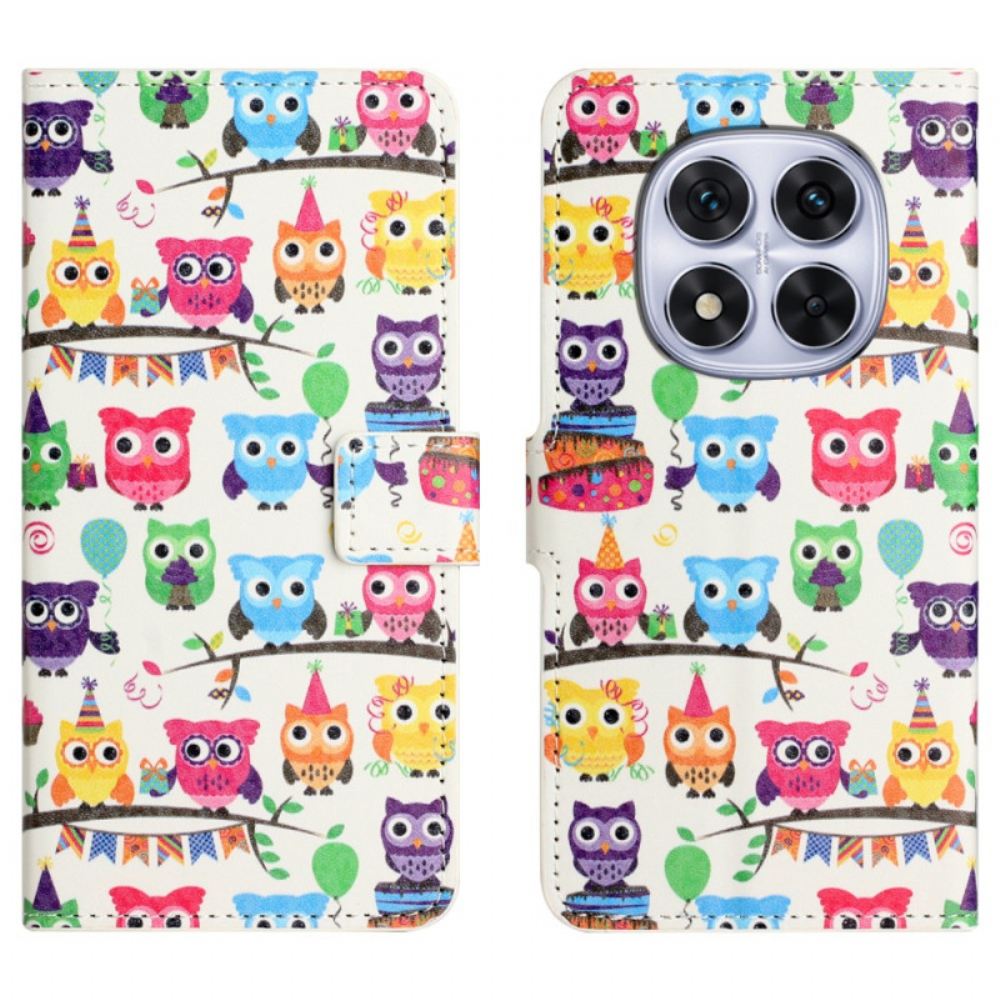 Peněženková Pouzdra Xiaomi Redmi Note 15 Pro 5g Kryty Na Mobil Hejno Sov