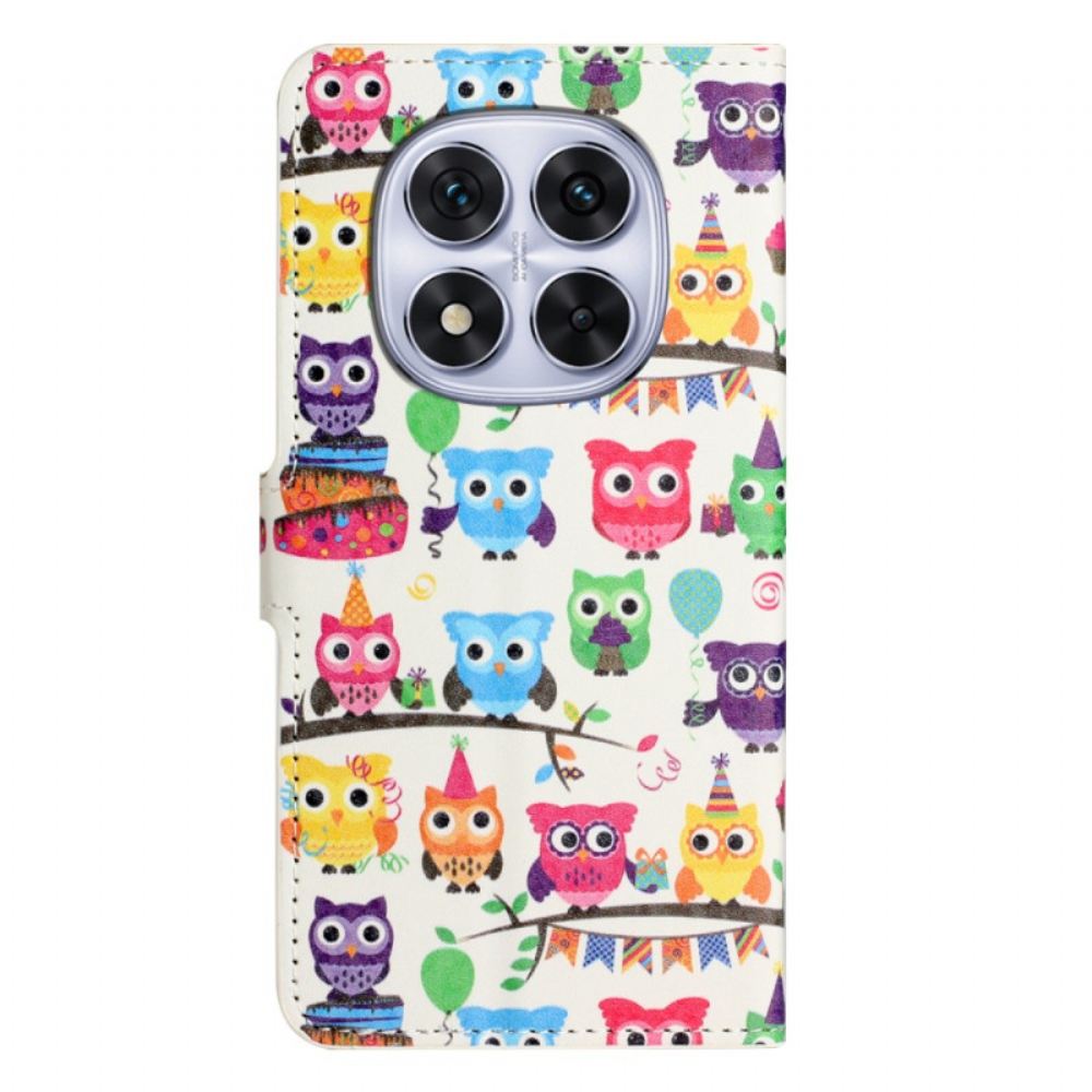 Peněženková Pouzdra Xiaomi Redmi Note 15 Pro 5g Kryty Na Mobil Hejno Sov