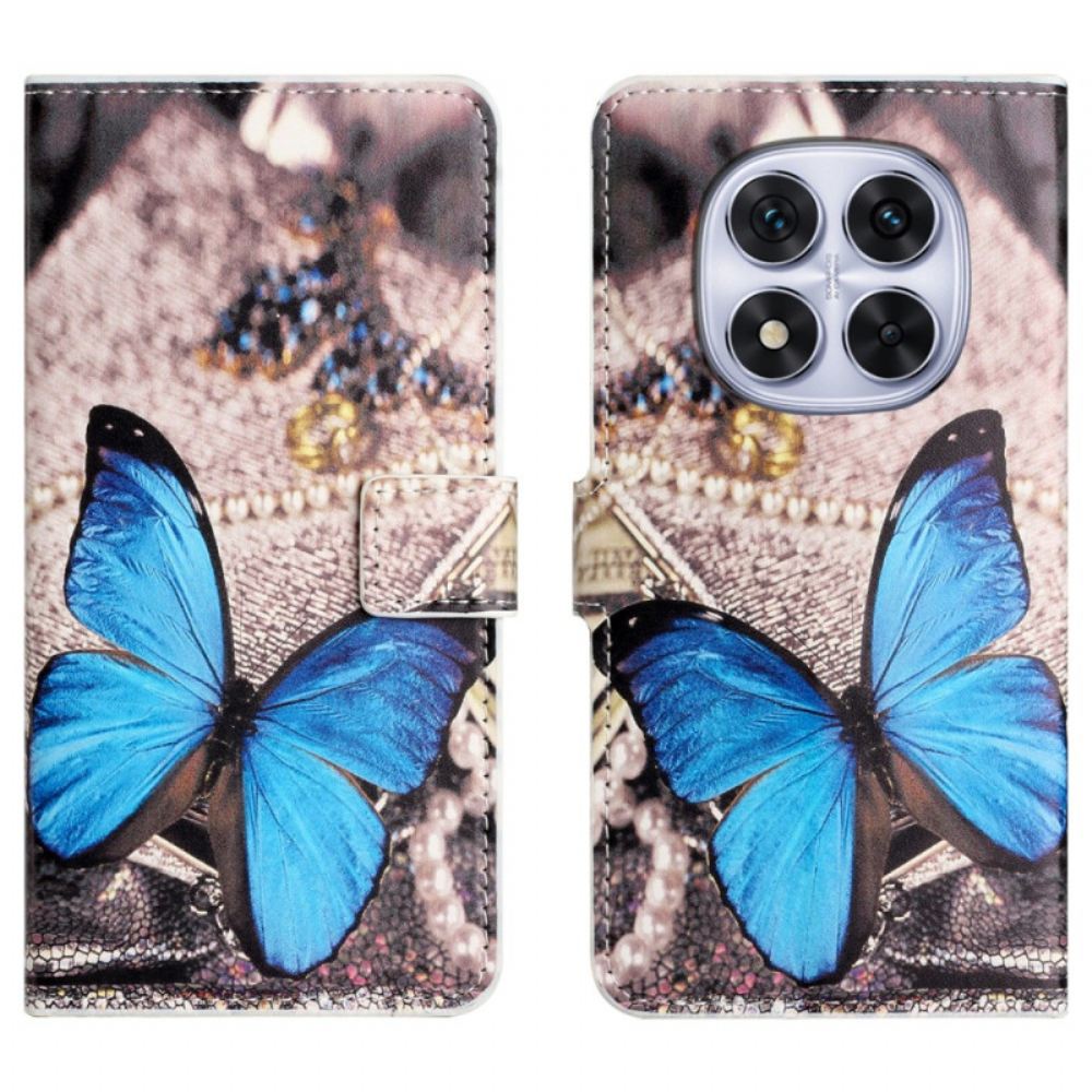 Peněženková Pouzdra Xiaomi Redmi Note 15 Pro 5g Kryty Na Mobil Modrý Motýl