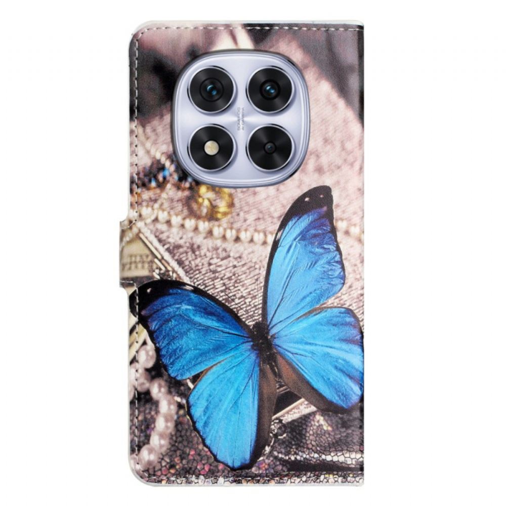 Peněženková Pouzdra Xiaomi Redmi Note 15 Pro 5g Kryty Na Mobil Modrý Motýl