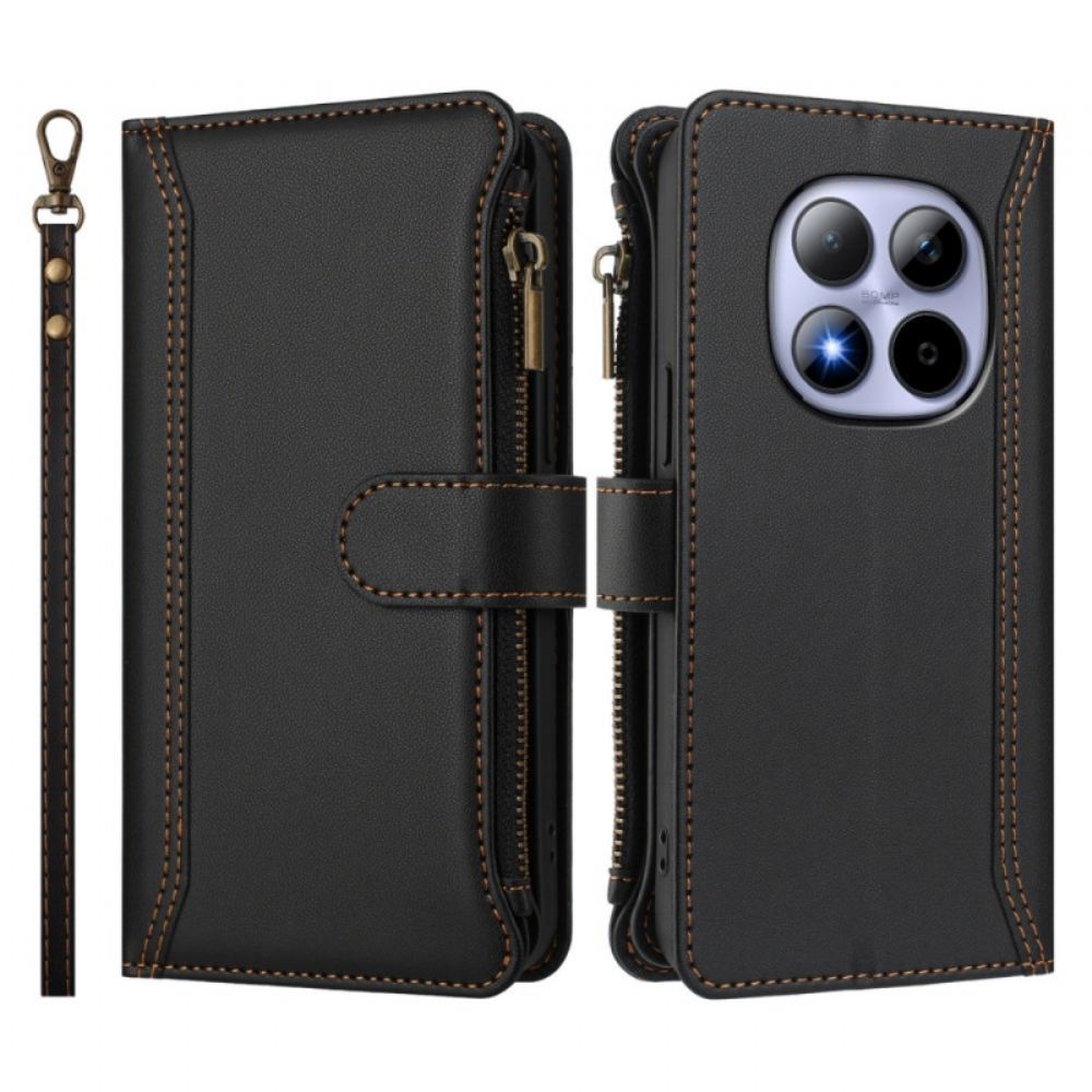 Peněženková Pouzdra Xiaomi Redmi Note 15 Pro 5g Kryty Na Mobil Peněženka S 9 Přihrádkami Na Karty