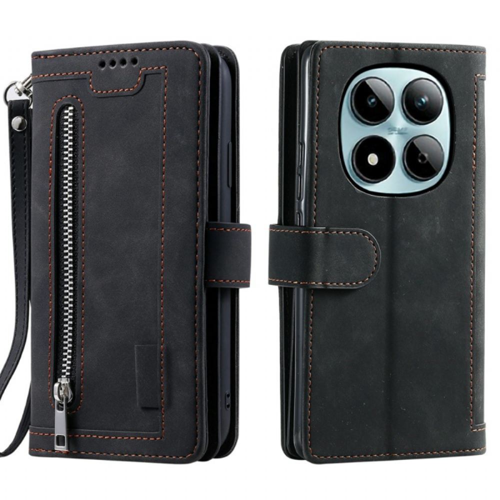 Peněženková Pouzdra Xiaomi Redmi Note 15 Pro 5g Kryty Na Mobil Peněženka S 9 Přihrádkami Na Karty