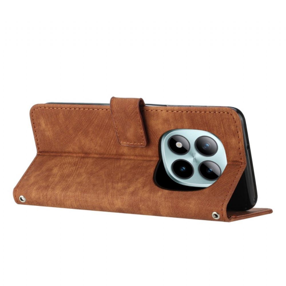 Peněženková Pouzdra Xiaomi Redmi Note 15 Pro 5g Kryty Na Mobil Retro Design