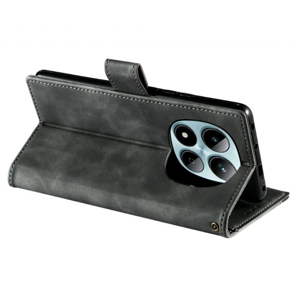 Peněženková Pouzdra Xiaomi Redmi Note 15 Pro 5g Kryty Na Mobil Retro Design S Páskem