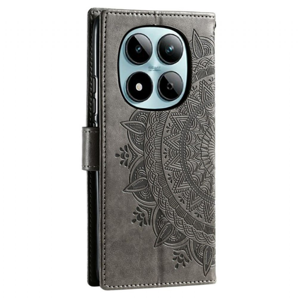 Peněženková Pouzdra Xiaomi Redmi Note 15 Pro 5g Kryty Na Mobil Sluneční Mandala