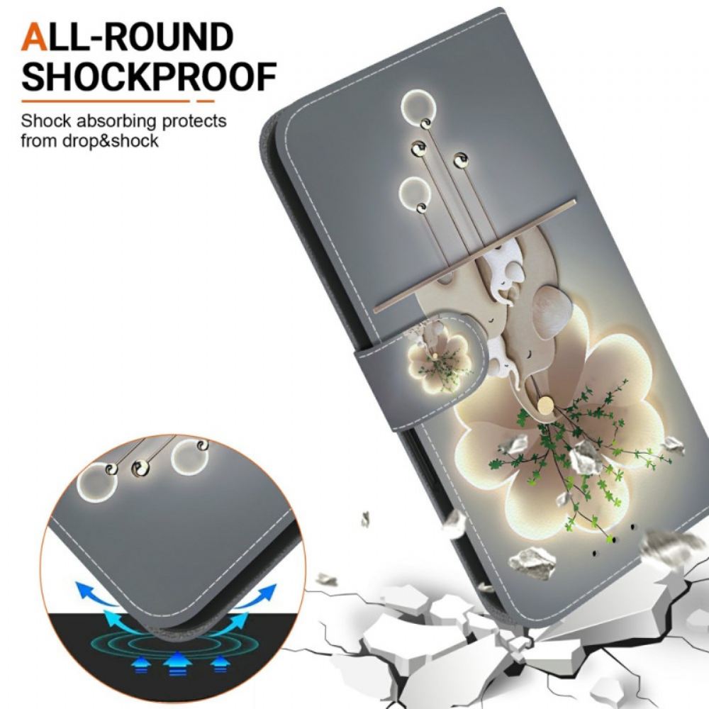 Peněženková Pouzdra Xiaomi Redmi Note 15 Pro 5g Kryty Na Mobil Tři Sloni