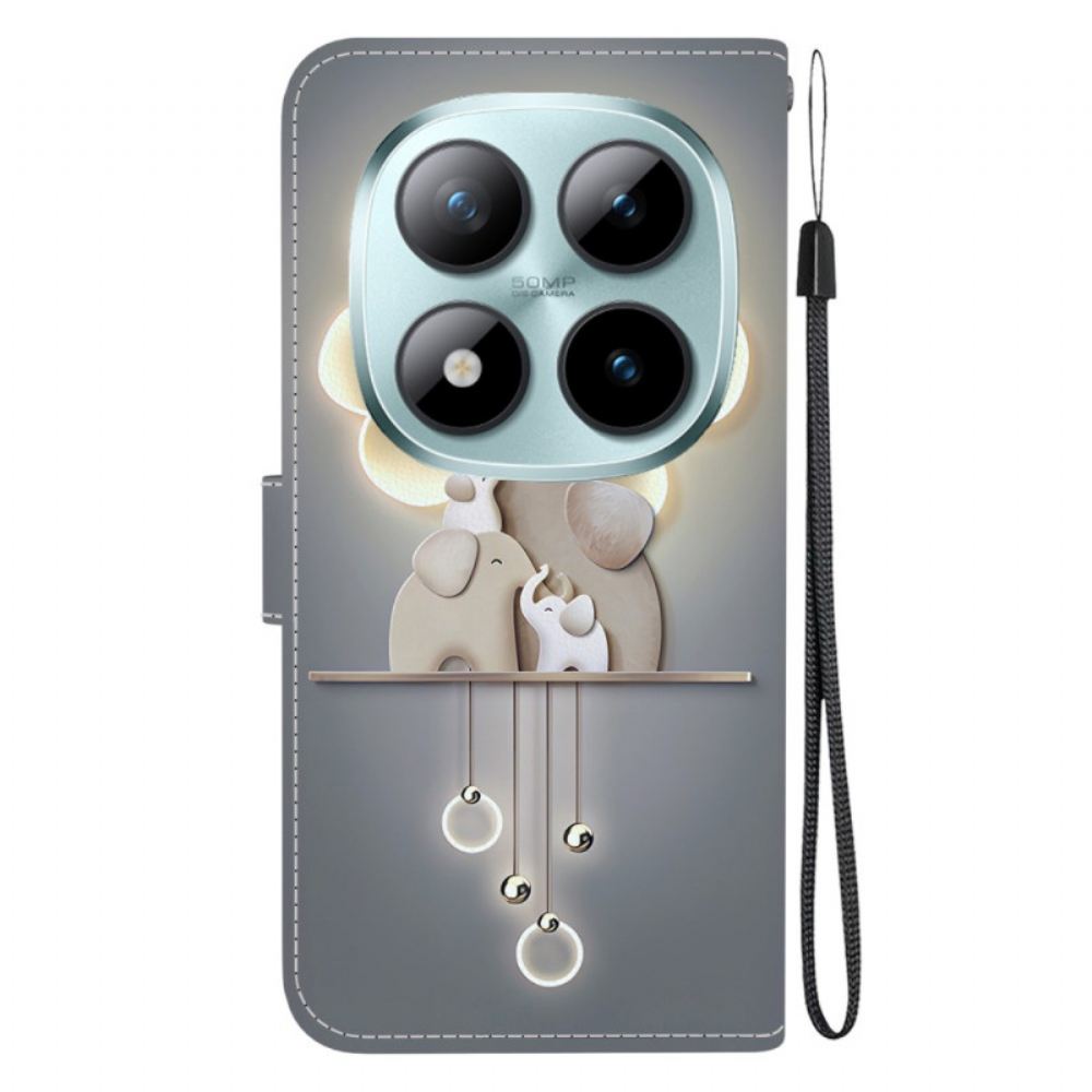 Peněženková Pouzdra Xiaomi Redmi Note 15 Pro 5g Kryty Na Mobil Tři Sloni