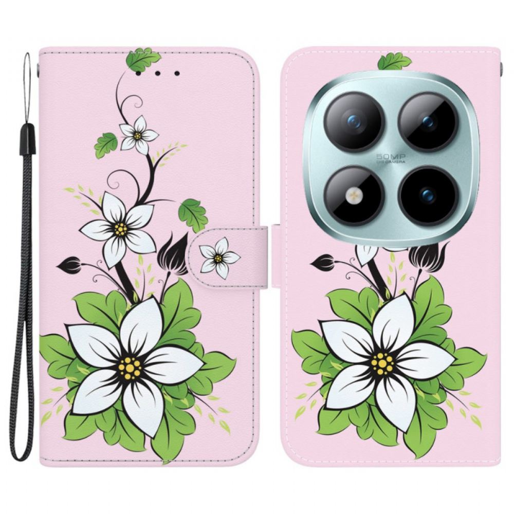 Peněženková Pouzdra Xiaomi Redmi Note 15 Pro 5g Kryty Na Mobil Vzor Lilie