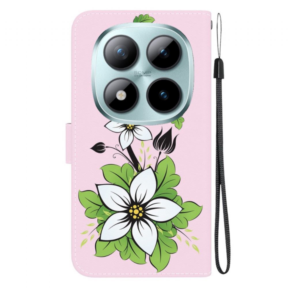 Peněženková Pouzdra Xiaomi Redmi Note 15 Pro 5g Kryty Na Mobil Vzor Lilie