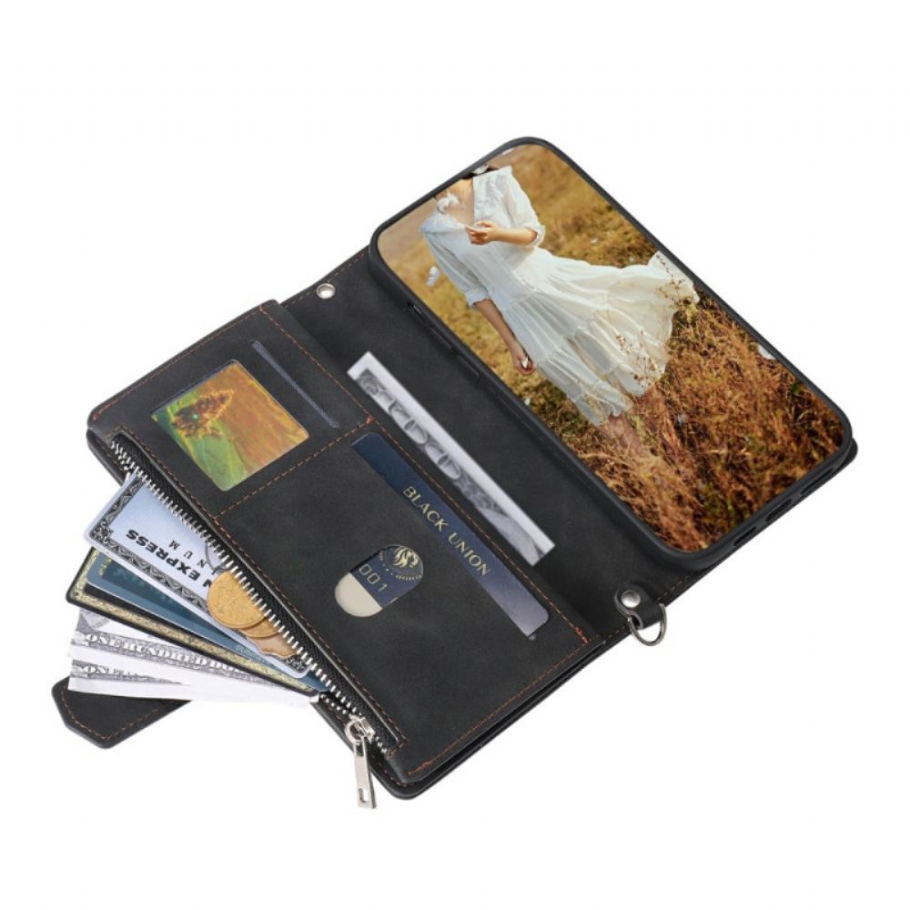 Peněženková Pouzdra Xiaomi Redmi Note 15 Pro 5g Prošívaný Retro Design