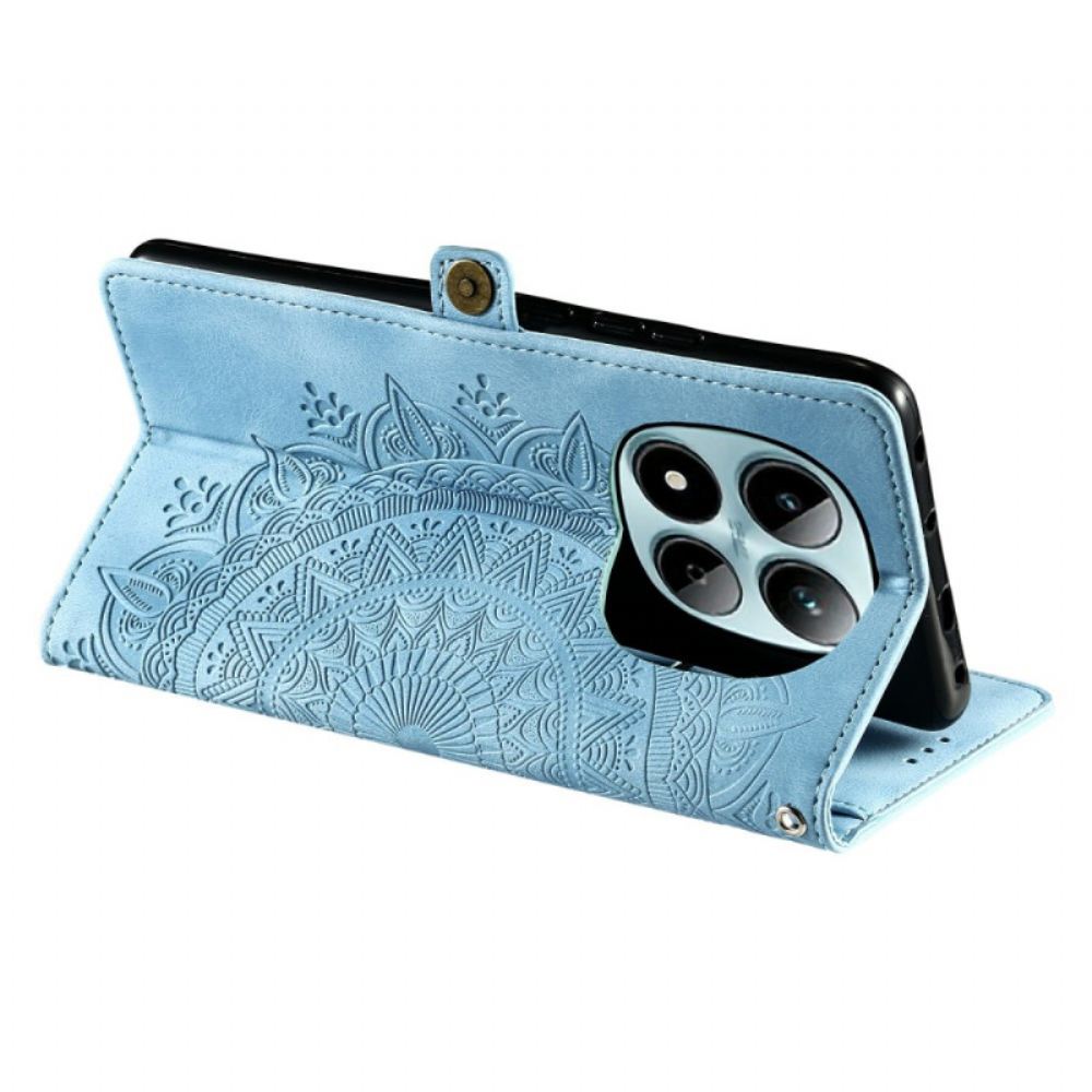 Peněženková Pouzdra Xiaomi Redmi Note 15 Pro 5g Semišový Efekt Mandaly