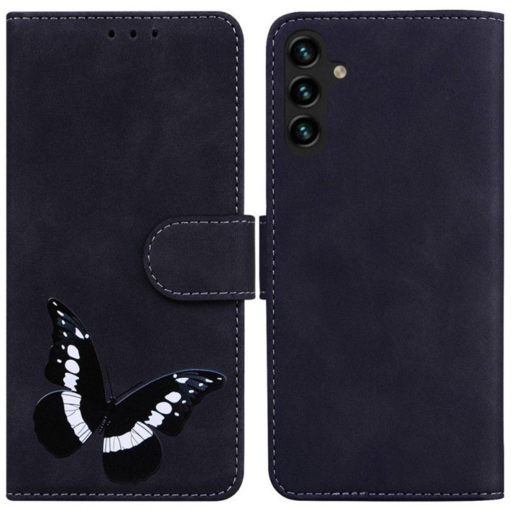 Flipové Pouzdro Na Samsung Galaxy A14 / A14 5G Motýlí Design