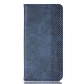 Kožené Pouzdro Folio Xiaomi Redmi Note 14 4g Vintage Okraj