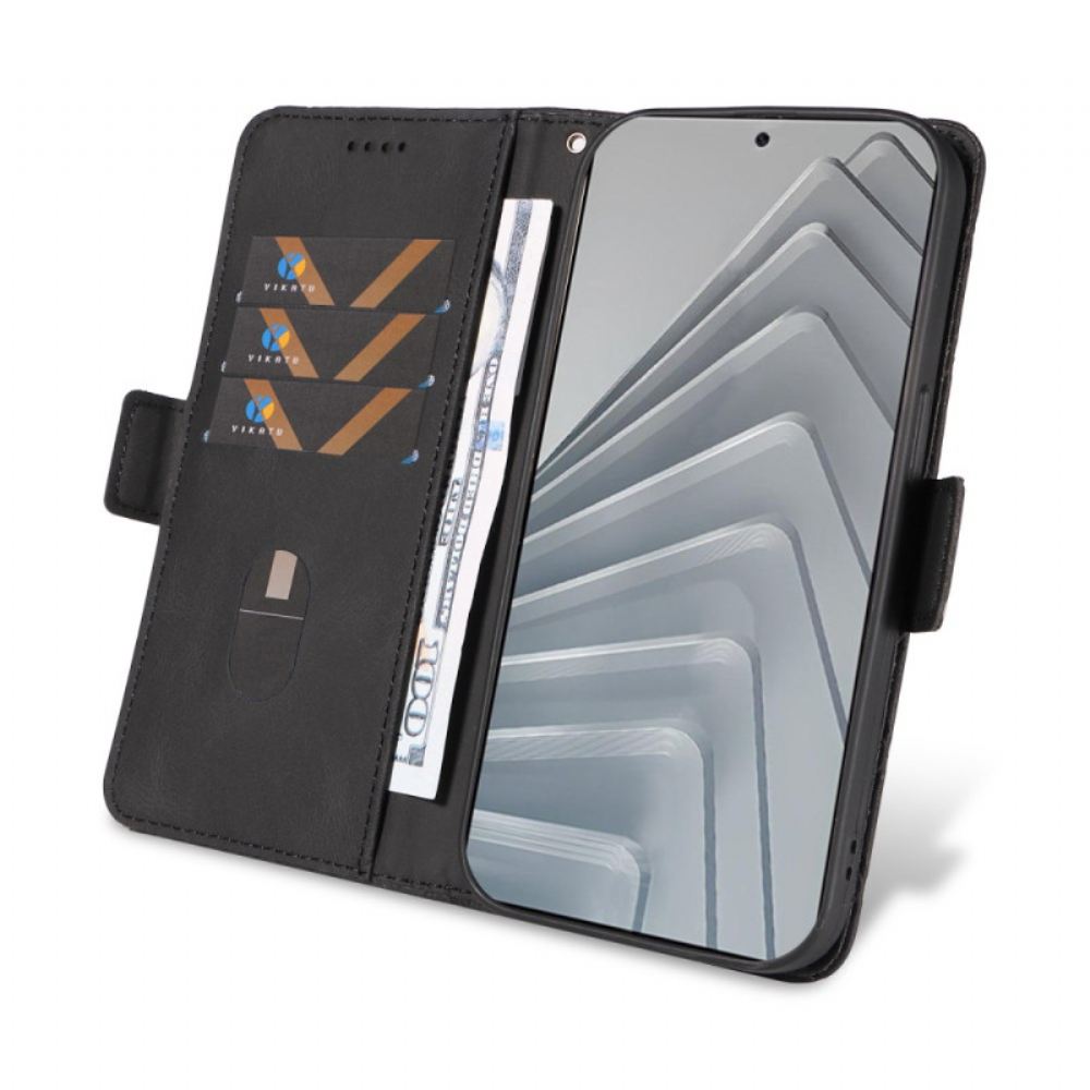 Kožený Kryt Na Xiaomi Redmi Note 14 4g Diamantový Vzor