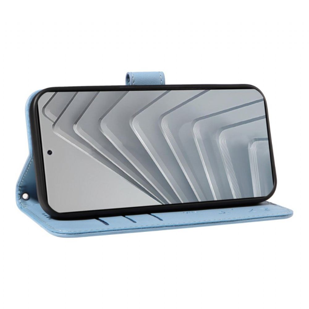 Kožený Kryt Na Xiaomi Redmi Note 14 4g Pampelišky