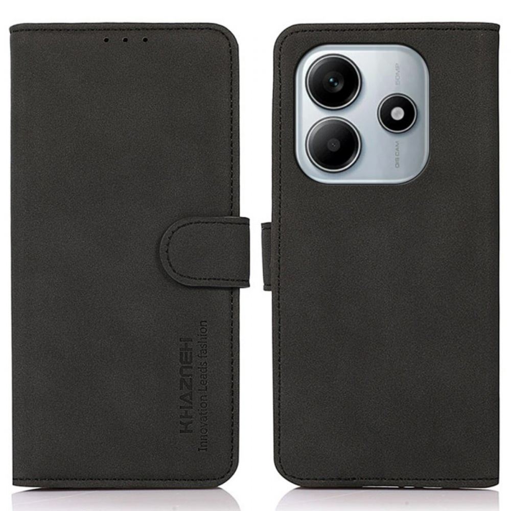 Kožený Kryt Xiaomi Redmi Note 14 4g Stylový Khazneh