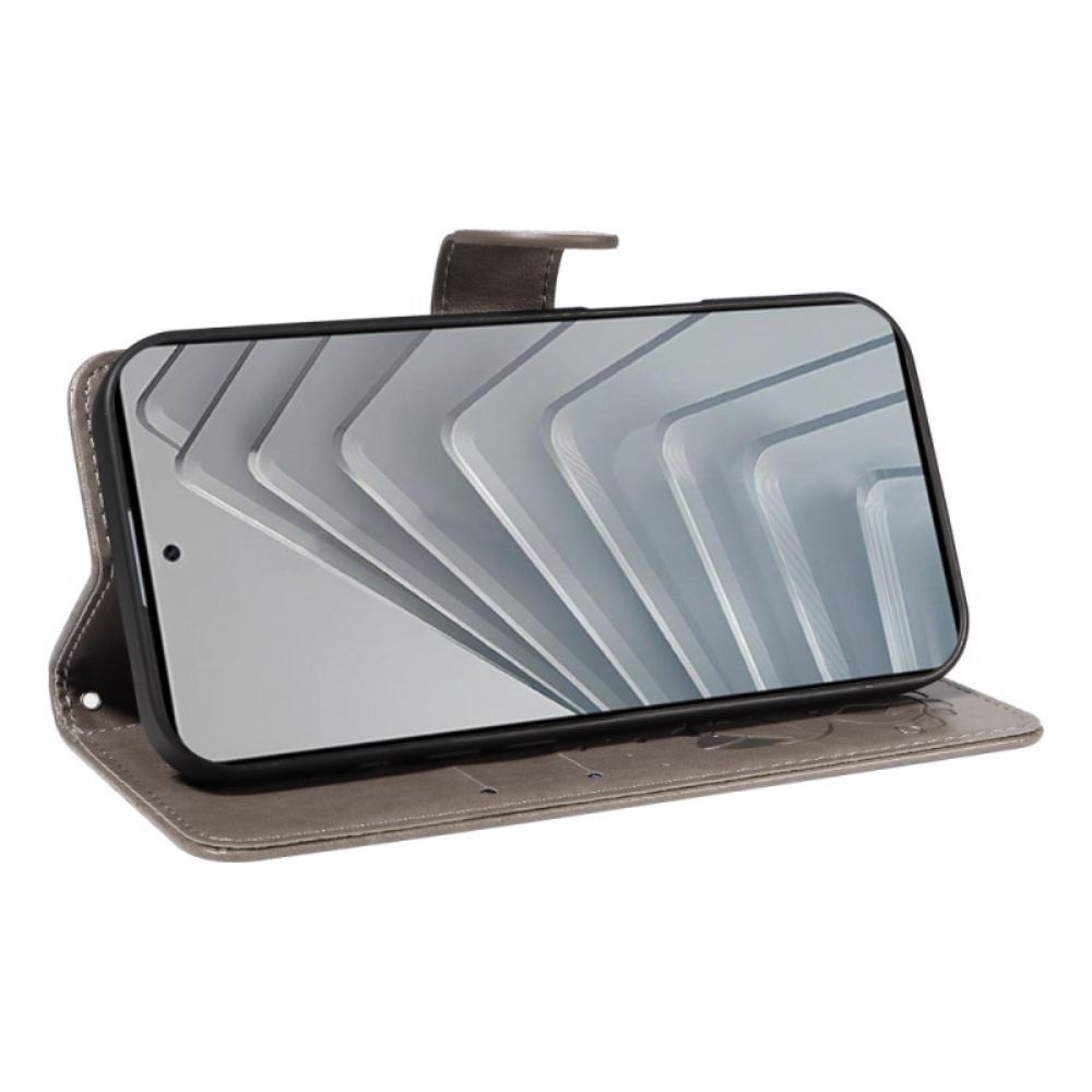 Kožený Kryt Xiaomi Redmi Note 14 4g Včela A Kočka