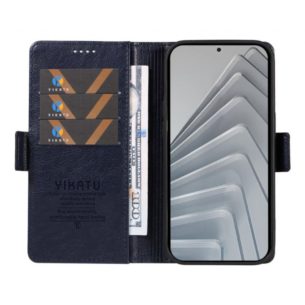 Kožený Kryt Xiaomi Redmi Note 14 4g Ykatu S Texturou Liči