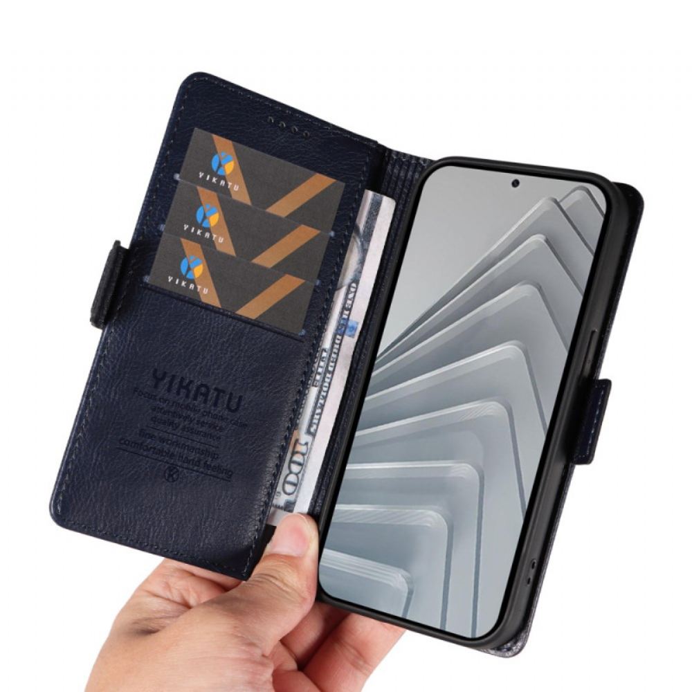 Kožený Kryt Xiaomi Redmi Note 14 4g Ykatu S Texturou Liči