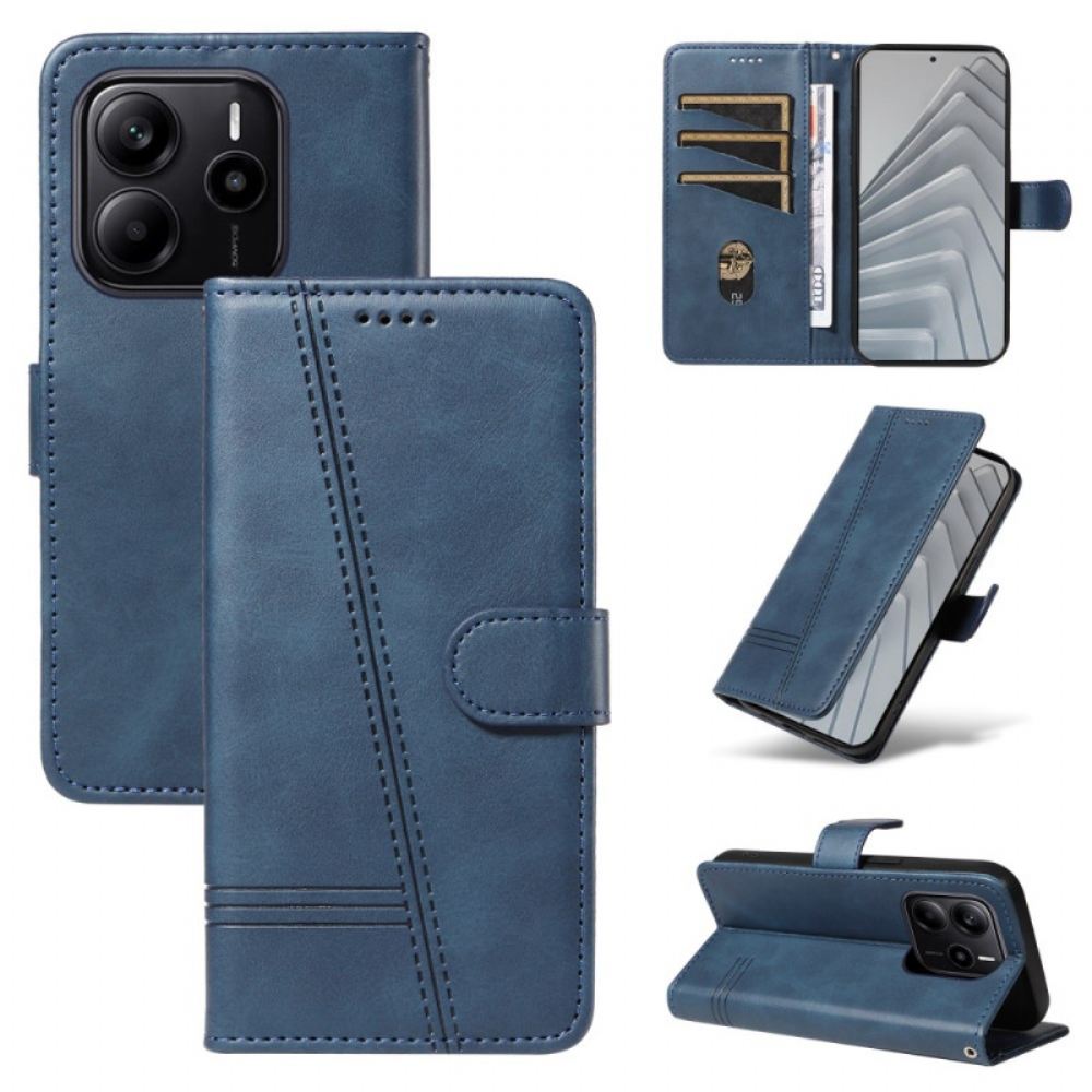 Peněženková Pouzdra Xiaomi Redmi Note 14 4g Geometrické Linie