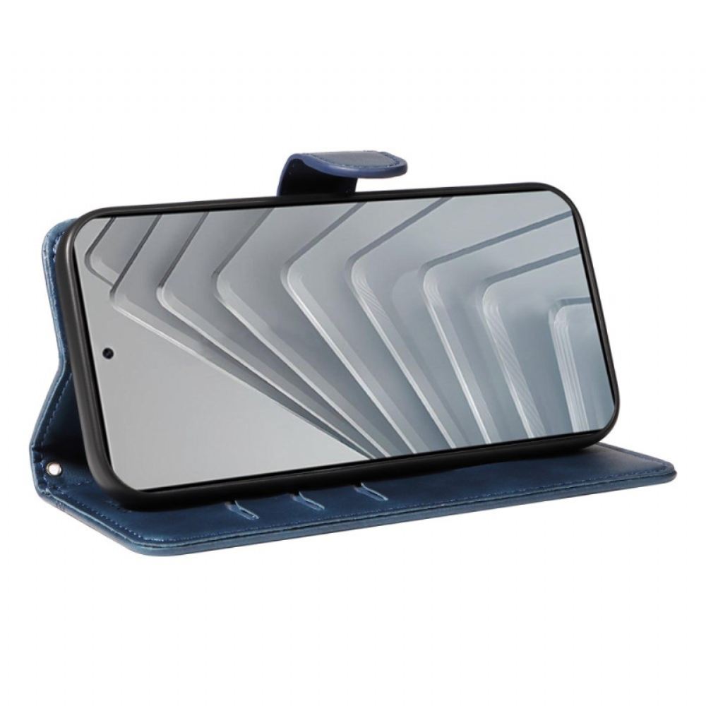 Peněženková Pouzdra Xiaomi Redmi Note 14 4g Geometrické Linie