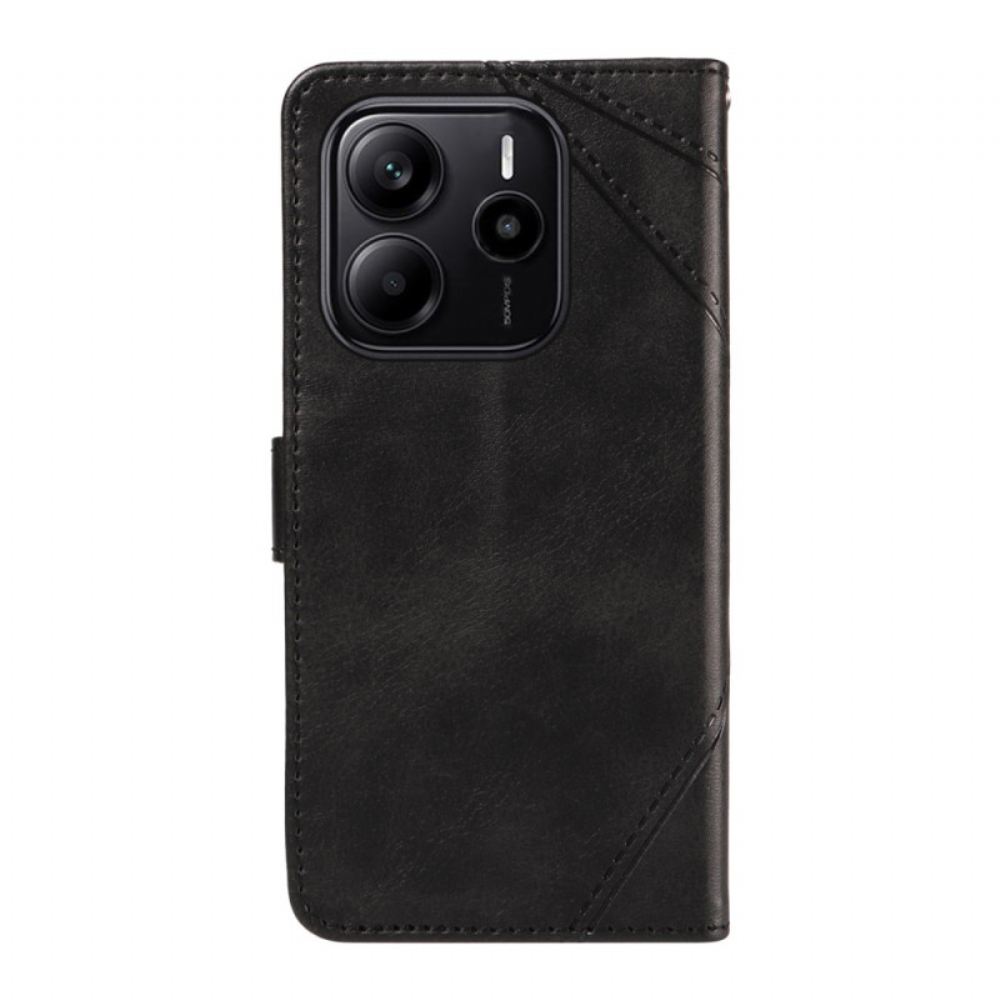 Peněženková Pouzdra Xiaomi Redmi Note 14 4g Kryty Na Mobil Geometrický Vzor