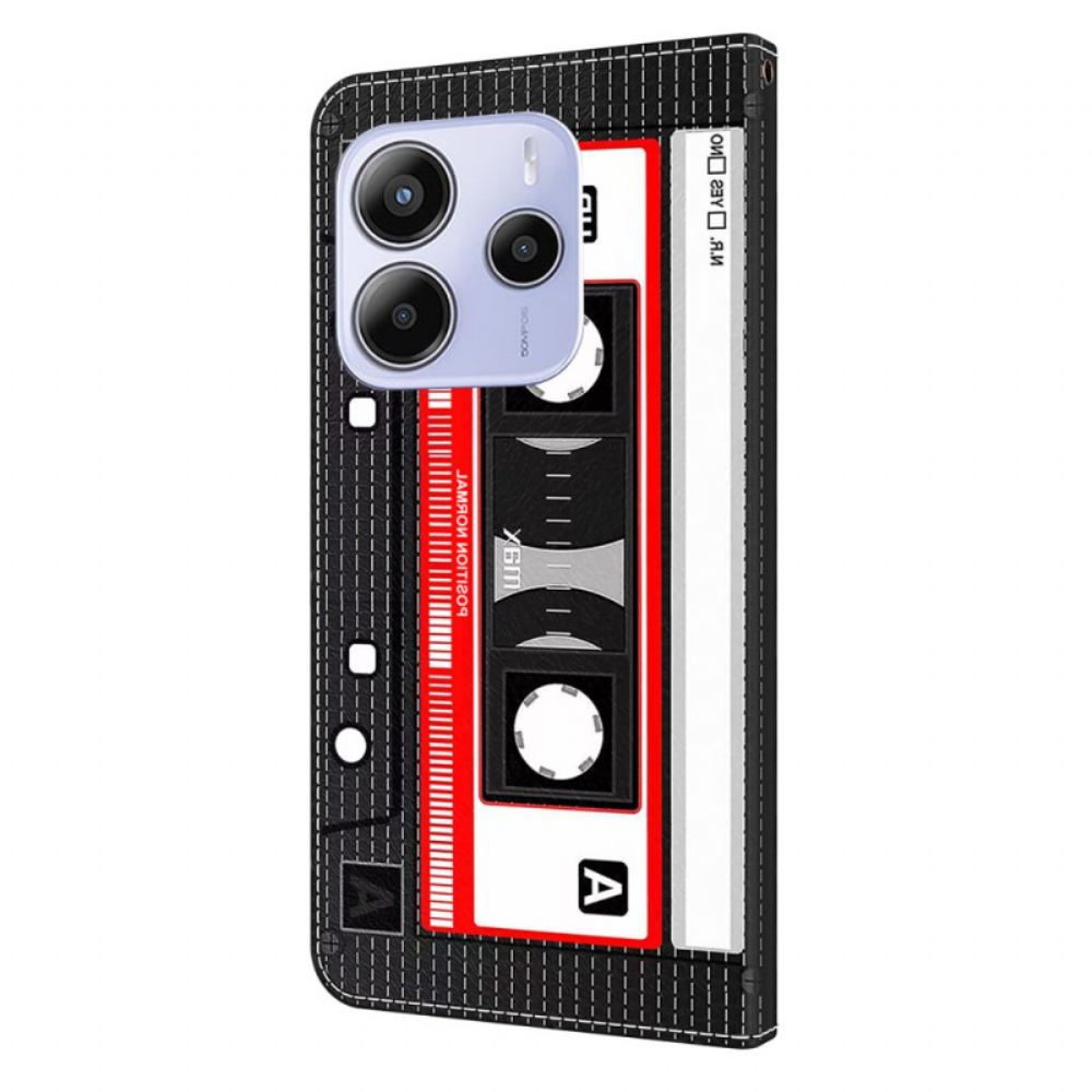 Peněženková Pouzdra Xiaomi Redmi Note 14 4g Kryty Na Mobil Kazetový Vzor