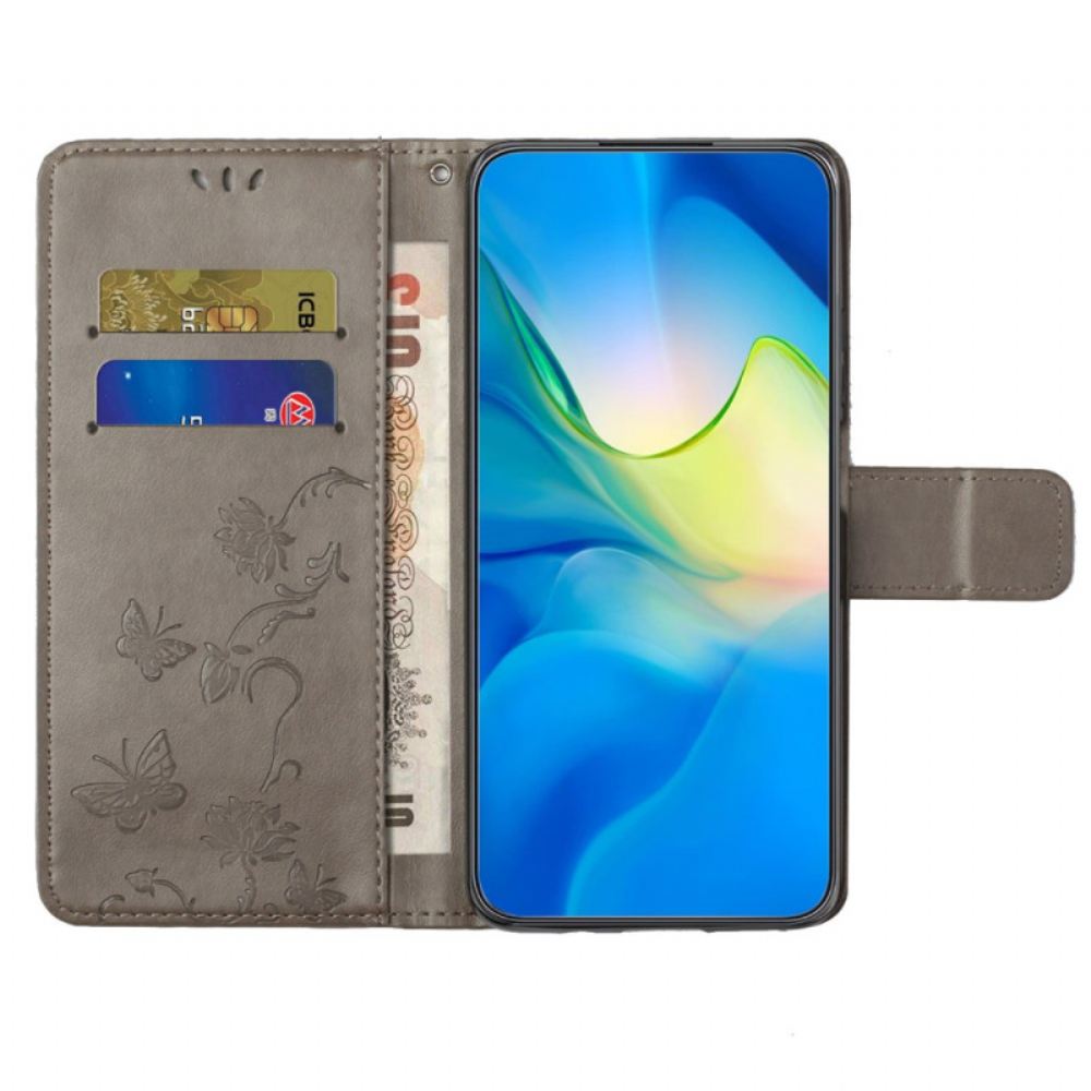 Peněženková Pouzdra Xiaomi Redmi Note 14 4g Kryty Na Mobil Květinový Vzor